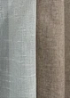 Комплект штор VR-Textil Лен Мешковина 150х270 2шт и Тюль 400х270 113ш-115т Светло-кофейный с белым 71-053/3 - изображение 7