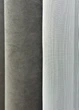 Комплект штор VR-Textil Микровелюр Petek 150х270 2шт и Тюль 400х270 1702ш-1153т Серый с белым 71-056/3 - изображение 6
