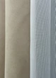 Комплект штор VR-Textil Микровелюр Petek 100х270 2шт и Тюль 300х270 1488ш-1153т Бежевый с белым 71-057/1 - изображение 7
