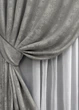 Комплект готовых штор VR-Textil Жаккард Sultan XO № 1125ш Серый 100х295 см 2 шт (31-920) - изображение 5
