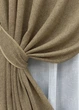 Комплект штор VR-Textil Лен Мешковина 200х270 2шт и Тюль 500х270 1768ш-115т Миндальный с белым 71-052/6 - изображение 4