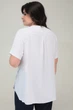 Туніка з V-подібним вирізом та коротким рукавом All Posa 3XL Білий (ap2940#17875) - изображение 2