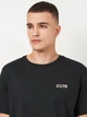 Футболка хлопковая длинная мужская Converse CVM5T188 L Black (0198820095181) - изображение 4