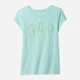 Дитяча футболка для дівчинки GAP 195714756 116 см Бірюзова (1159843510) - зображення 1