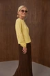 Джемпер із бавовняної пряжі Розмір XL-XXL (50-52) Лимонний - изображение 7