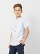 Детская рубашка для мальчика Minoti 17SHIRT 20 40868JNR 104-110 см Голубая (5063025292329) - изображение 1
