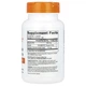 Бетаїн гідрохлорид та пепсин Doctor's Best (Betaine HCl) 120 шт - изображение 2