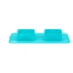 Миска складная WAUDOG Silicone, 385х230х50 мм, голубая - изображение 3