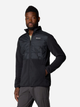 Bluza męska rozpinana streetwear polarowa Columbia Basin Butte FZ Fleece II 2101761010 L Czarna (195981338188) - obraz 4