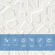 Стельова панель самоклеюча Sticker Wall SW-00000007 700х700х6.5 мм - изображение 3