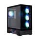 Корпус Zalman P40DSBLACK P40 DS без БП, 2xUSB3.0, 1x Type C, 3x120мм ARGB Reverse, 1x120мм ARGB, VGA 420мм, LCS ready, TG Side/Front Panel, Display, ATX, чёрный - изображение 1