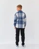 Теплая рубашка в клетку для мальчика Bosskids (2265син) Рост 158 см Синий - изображение 4
