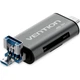 Кардридер Vention USB3.0 Multi-function Card Reader Gray Metal Type (CCHH0) (CCHH0) - изображение 2
