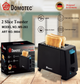 Тостер Domotec MS-263 650 Вт на 2 слота Black-Blue (9804) - изображение 8
