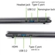 Acer Notebook Chromebook Plus CB514-6H 14" WUXGA IPS, Intel 3-N355, 8GB, F256GB, UMA, ChromeOS, gray - изображение 2