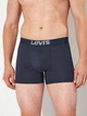 Набір трусів боксерів чоловічих бавовняних Levi`s Men Optical Illusion Boxer Brie 701203921-027 M 2 шт Blue Combo (8720245848510) - зображення 3
