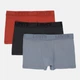 Набор трусов боксеров мужских хлопковых Levi`s Men Premium Trunk 905042001-028 M 3 шт Blue/Red/Black (8720245849661) - изображение 1
