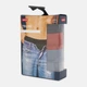 Набор трусов боксеров мужских хлопковых Levi`s Men Premium Trunk 905042001-028 M 3 шт Blue/Red/Black (8720245849661) - изображение 6