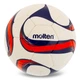 Мяч футбольный всепогодный Molten F5F1700 размер №5 White-Blue-Red - изображение 1