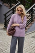 Женский свитер 2884 ТМ Triko Bakh 42-46 орхидея (2884_orchid_1) - изображение 4