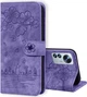 Чехол-книжка SHLab SakuraCat для Xiaomi Redmi Note 12S (микрозамша) Lilac (41567-3B) - изображение 1