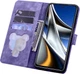Чехол-книжка SHLab SakuraCat для Xiaomi Redmi Note 12S (микрозамша) Lilac (41567-3B) - изображение 2