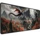 Игровая поверхность (Коврик для мышки) SHLab Monk and Dragon Near the Village SHM-1164 (70х30 см) (41511) - изображение 1