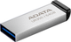 Флеш память USB ADATA 64GB USB 3.2 Gen 1 UR 350 Silver/Black (UR350-64G-RSR/BK) - изображение 3