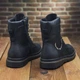 Ботинки кожаные зимние на меху Diesel Cassidy Combat 44 - изображение 4