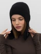 Шапка женская Malisa Бонита 4-032-LT-218 One Size Черная - изображение 1