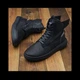 Зимние кожаные кроссовки на меху Diesel Black Wing 43 - изображение 4