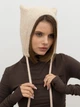 Шапка женская Malisa Мяу 15-1394-BR-69 One Size Крем-брюле - изображение 1