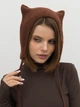 Шапка женская Malisa Мяу 15-1394-BR-63 One Size Каштан - изображение 2
