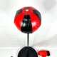 Боксерская детская груша на стойке с перчатками Punching Ball Set, набор для бокса с пружиной, насосом и регулируемой высотой для дома и улицы, спортивный тренажер для детей Красный/черный, PBSE-115 - изображение 7