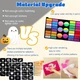 Набор Аквагрим 44 Color Face and Body Water Based Трафареты Кисточки Блестки Губки - изображение 7