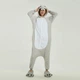 Женская кигуруми пижама взрослая и подростковая Kigurumi Бегемот Взрослая Серый M 155-165 см. (1082) - изображение 4