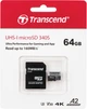 Карта памяти Transcend Ultra Performance 340S microSDXC 64GB UHS-I U3 V30 + SD-адаптер (TS64GUSD340S) - изображение 3
