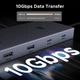Концентратор 9-in-1 UGREEN CM885 Revodok HDMI 4K60Hz, PD100W, RJ45 1000Mbps, HUB USB3.2 Type-C Gen2 10Gbps, SD/TF-170MB/s для ноутбуків, ПК Grey (75028) - зображення 2