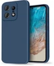 Силиконовый чехол HardCorner Motorola Edge 50 Pro (с микрофиброй) Blue (41322-28) - изображение 1