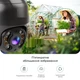 Уличная поворотная IP-камера WI-FI ,А8 / 4mp 360 (A8) monitor ICSSE День/ночь система видеонаблюдения - изображение 4