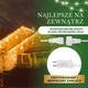 Гірлянда Springos CL0301 Бурульки 300 LED Тепла біла (5907719412665) - зображення 7