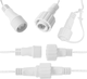 Гірлянда Springos CL0332 Бурульки 300 LED Тепла біла + білий спалах (5907719464398) - зображення 4