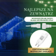 Гірлянда Springos CL0502 Бурульки 500 LED Синя (5907719412597) - зображення 6