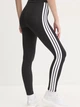 Спортивные леггинсы для фитнеса женские Adidas W 3S Sj Leg JE0072 2XL Black/White (KC1000000054059) - изображение 2