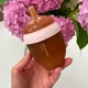 Бутылочка антиколиковая HEORSHE Pink, 160 мл (0+ m) подарочная насадка 3+m - изображение 4