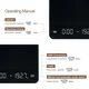 Весы кухонные Black Pearl Y400 высокоточные, шаг взвешивания 0,1 г., диапазон 0,3г. - 3000г., весы для кофе c таймером - изображение 3