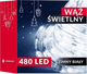 Гірлянда Springos CL4117 Змія 480 LED Холодна біла (5907719465210) - зображення 11