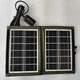 Портативна сонячна панель CCLAMP CL-670 7W складна USB сонячна зарядка для смартфона павербанка GPS ліхтарика туристична сонячна батарея для кемпінгу подорожей автономного живлення та відключення світла - зображення 1