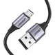 Кабель UGREEN US290 USB 2.0 A to Micro USB Cable Nickel Plating Aluminum Braid 2m (Black) (UGR-60148) (UGR-60148) - изображение 1