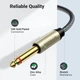 Аудіокабель UGREEN 3.5mm TRS to Dual 6.35mm TS Audio Cable 1m (Gray) (UGR-10613) - изображение 5
